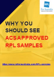 Why You Should See ACS Approved RPL Samples