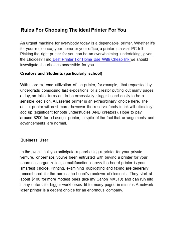 Best Printer For Home Use With Cheap Ink