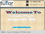 University Of Surrey Assignment Help PPT
