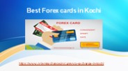 Best Forex cards in Kochi