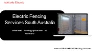 Electric Fencing Services South Australia