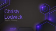 Christy Lodwick - Expert in  IT Business