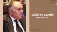 Jaideep Gandhi- Experienced Advertising Person
