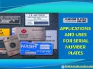 Applications and Uses for Serial Number Plates
