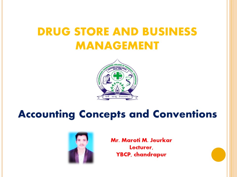 PPT Accounting Concepts and Conventions PowerPoint presentation