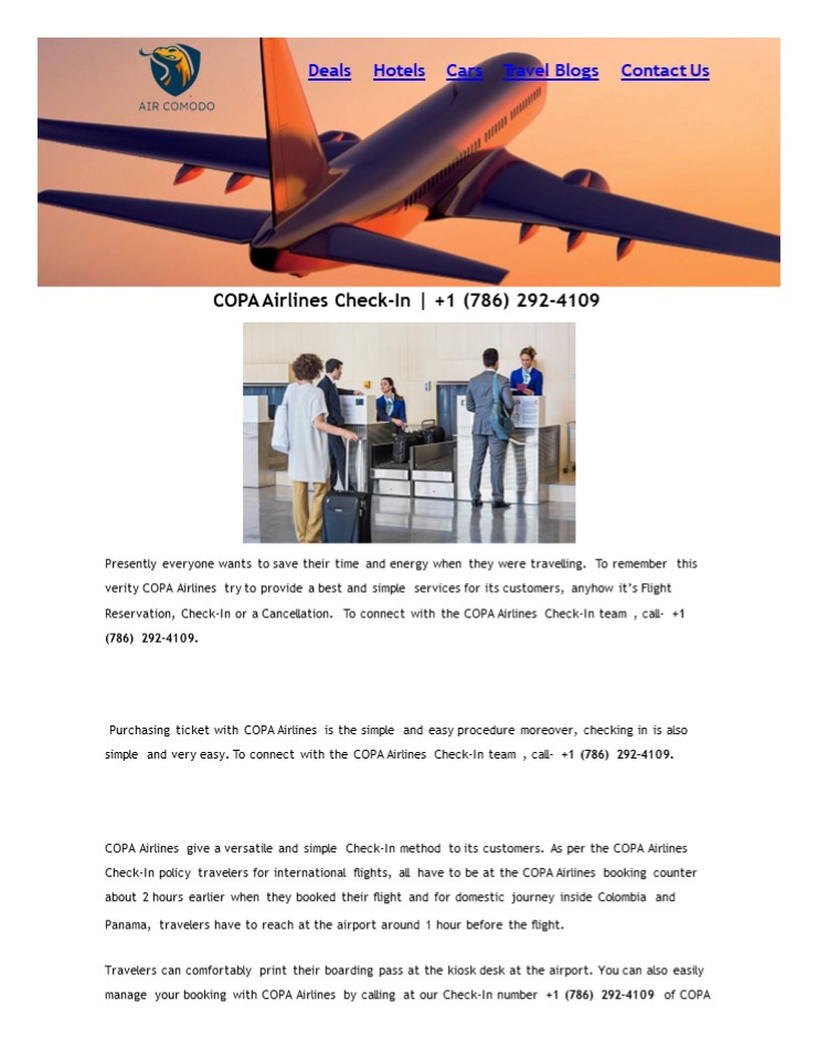 Copa airlines check-in (2)