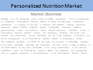 Personalized Nutrition Market PowerPoint PPT Presentation