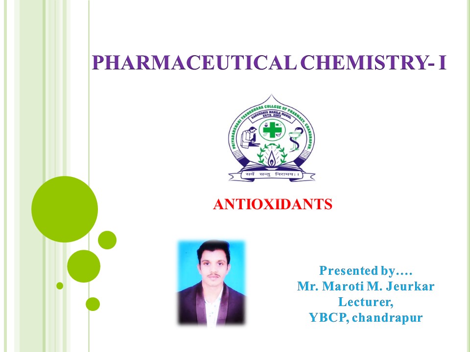 PPT ANTIOXIDANTS PowerPoint presentation free to download id