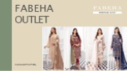 Pakistani Salwar Kameez | Fabeha Outlet
