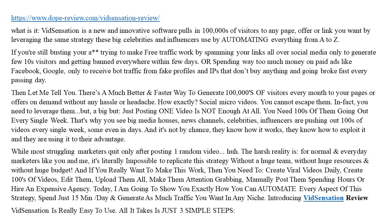 presentation player overlay