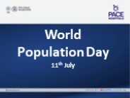 World Population Day, 11th July