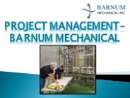 Project Management-Barnum Mechanical