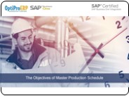 The Objectives of Master Production Schedule