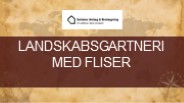 Anlægsgartner med fliser