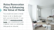 Roles Renovation Play in Enhancing the Value of Home