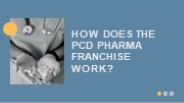 How Does the PCD Pharma Franchise Work?