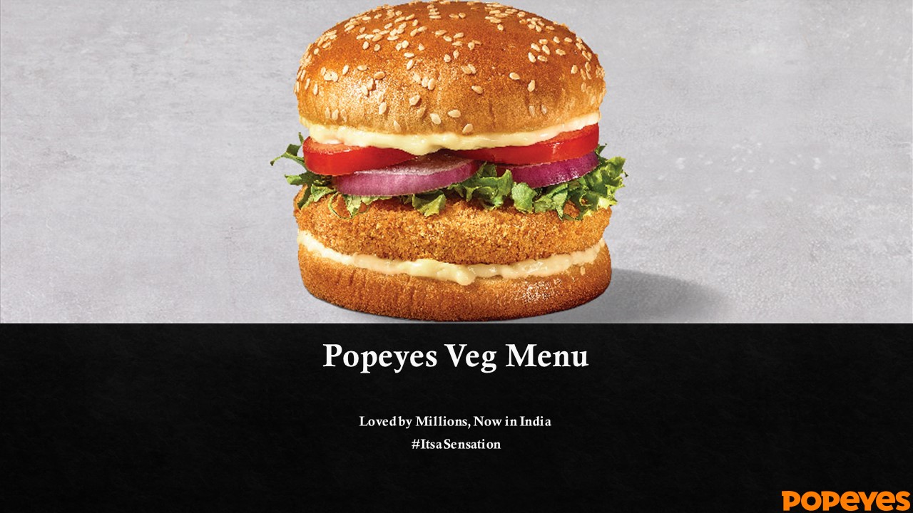 Popeyes Veg Menu