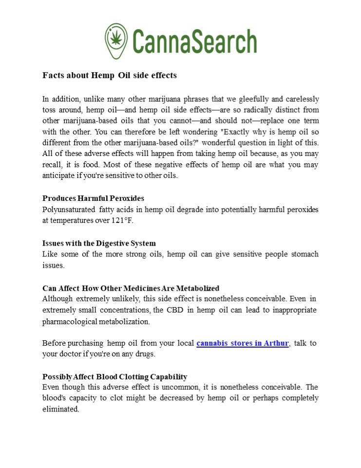 PPT Facts about Hemp Oil side effects PowerPoint presentation free