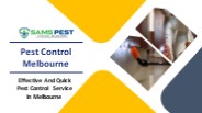 Sams Pest Control Melbourne