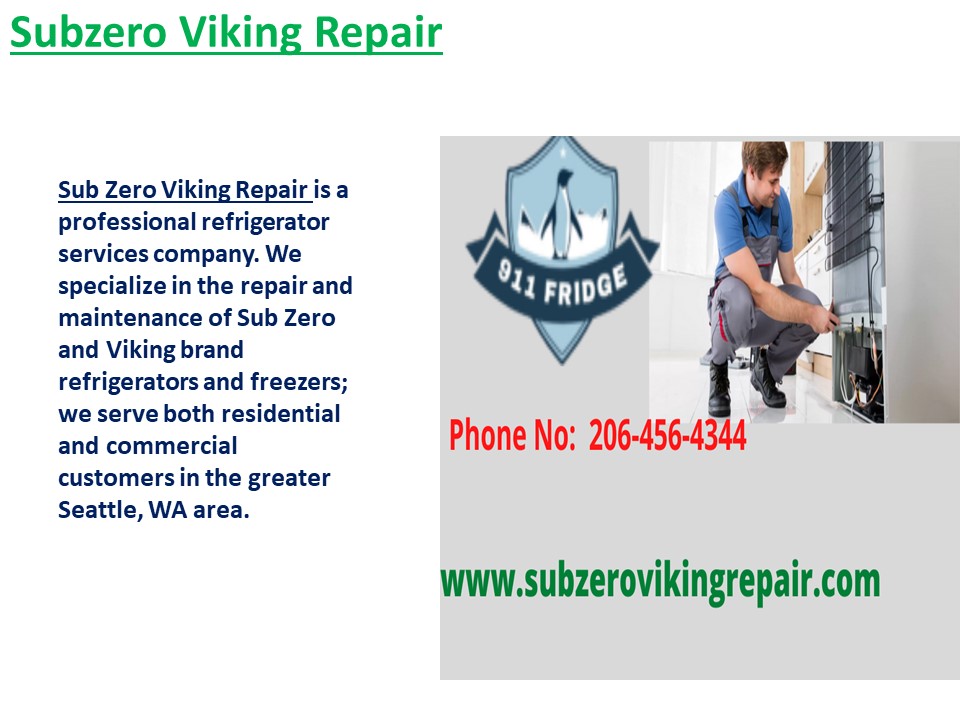 Sub Zero Wolf Appliance Repair Specialist In Bellevue -WA