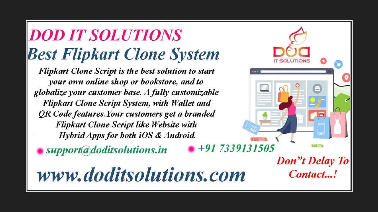 Best Readymade Flipkart Clone System - DOD IT SOLUTIONS