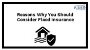 Reasons Why You Should Consider Flood Insurance
