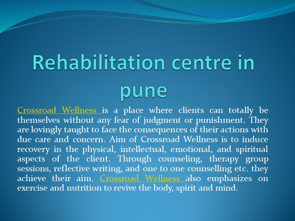 Rehabilitation centre in pune