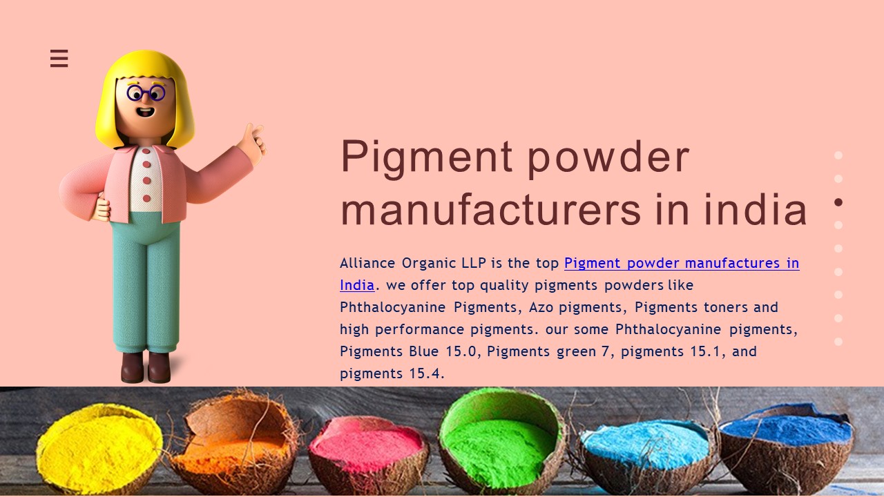 PPT Pigment Manufacturers in India PowerPoint presentation free to