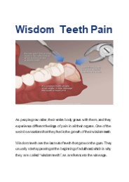 Get Relief From Wisdom Teeth Pain