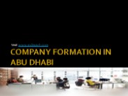 COMPANY FORMATION IN ABU DHABI