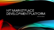 Nft marketplace development platform