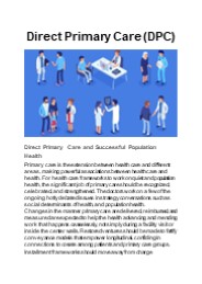 Benefits of Direct Primary Care
