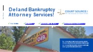 Deland Bankruptcy Attorney Services - Court Source 123