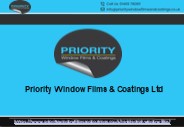 Residential Window Film Installation Southampton
