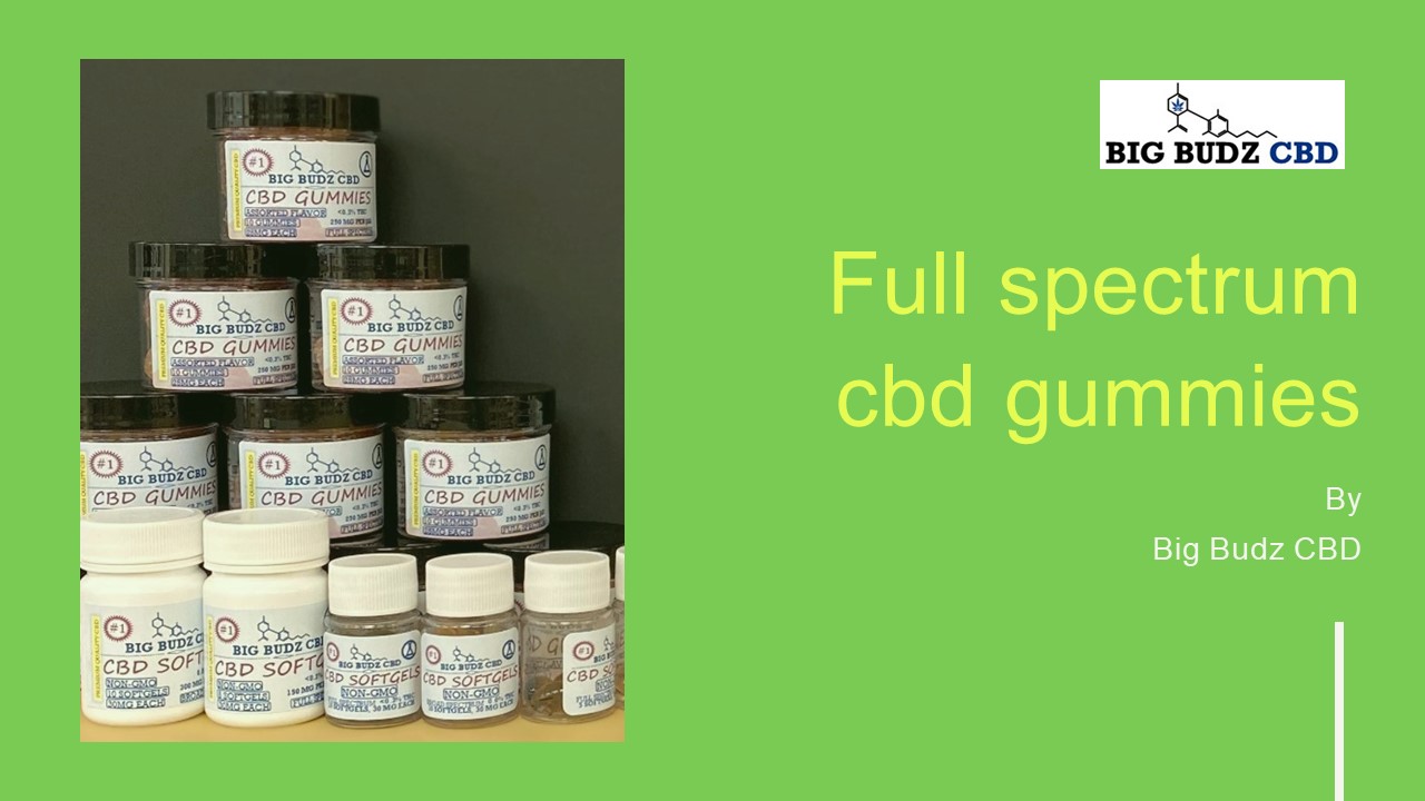 Buy All Natural Full Spectrum Cbd Gummies At Bigbudzcbd