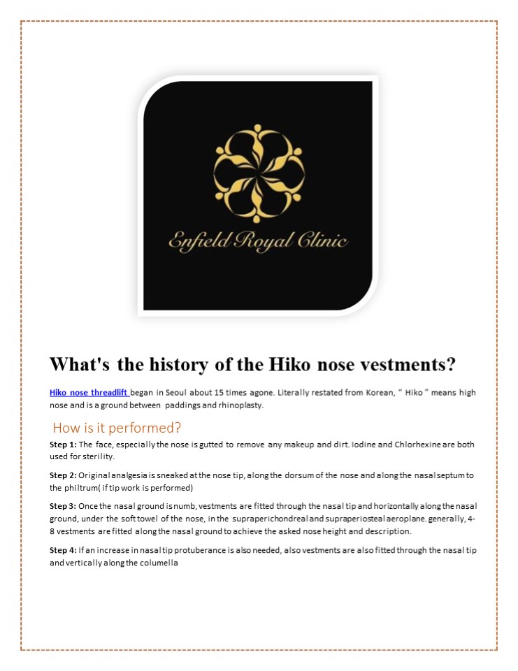 Whats the history of the hiko nose vestments