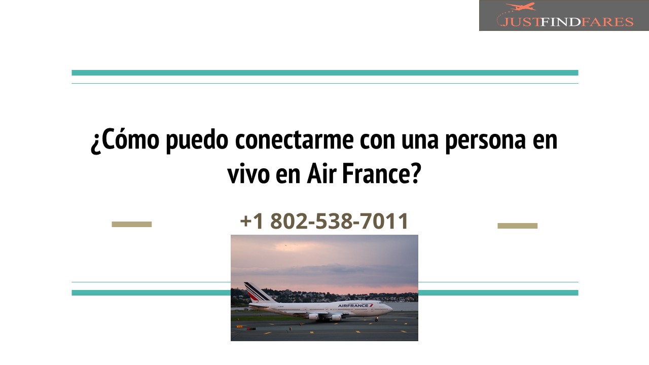 ¿Habla Air France con Live Person?