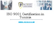 ISO 9001 Certification in Tunisia