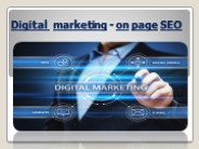 On Page SEO