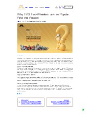 Why TVS Two-Wheelers are so Popular: Find the Reason