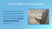 Toronto Bathroom Renovations