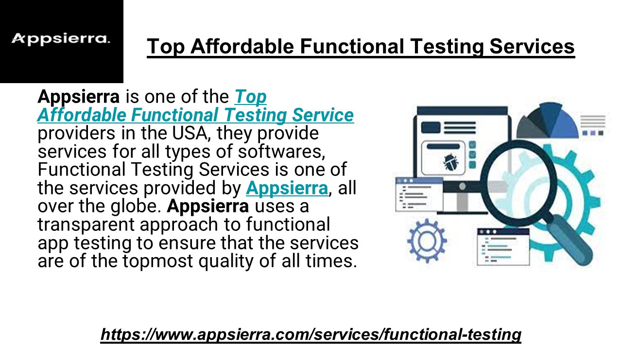 Top Affordable Functional Testing Company in USA
