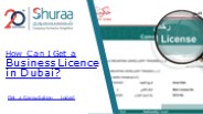 How Can I Get a Business Licence in Dubai?