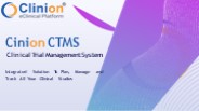 Clinical trials management system in clinical trials ppt