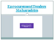 eprocurement tenders maharashtra