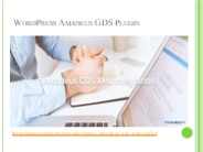 WordPress Amadeus GDS Plugin