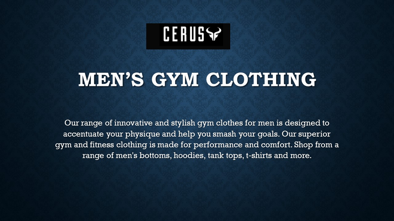 Gym & Fitness Wear for Men