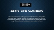 Gym & Fitness Wear for Men