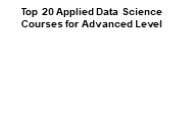 Applied Data Science - Advanced Level