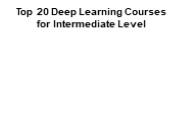 Deep Learning- Intermediate Level